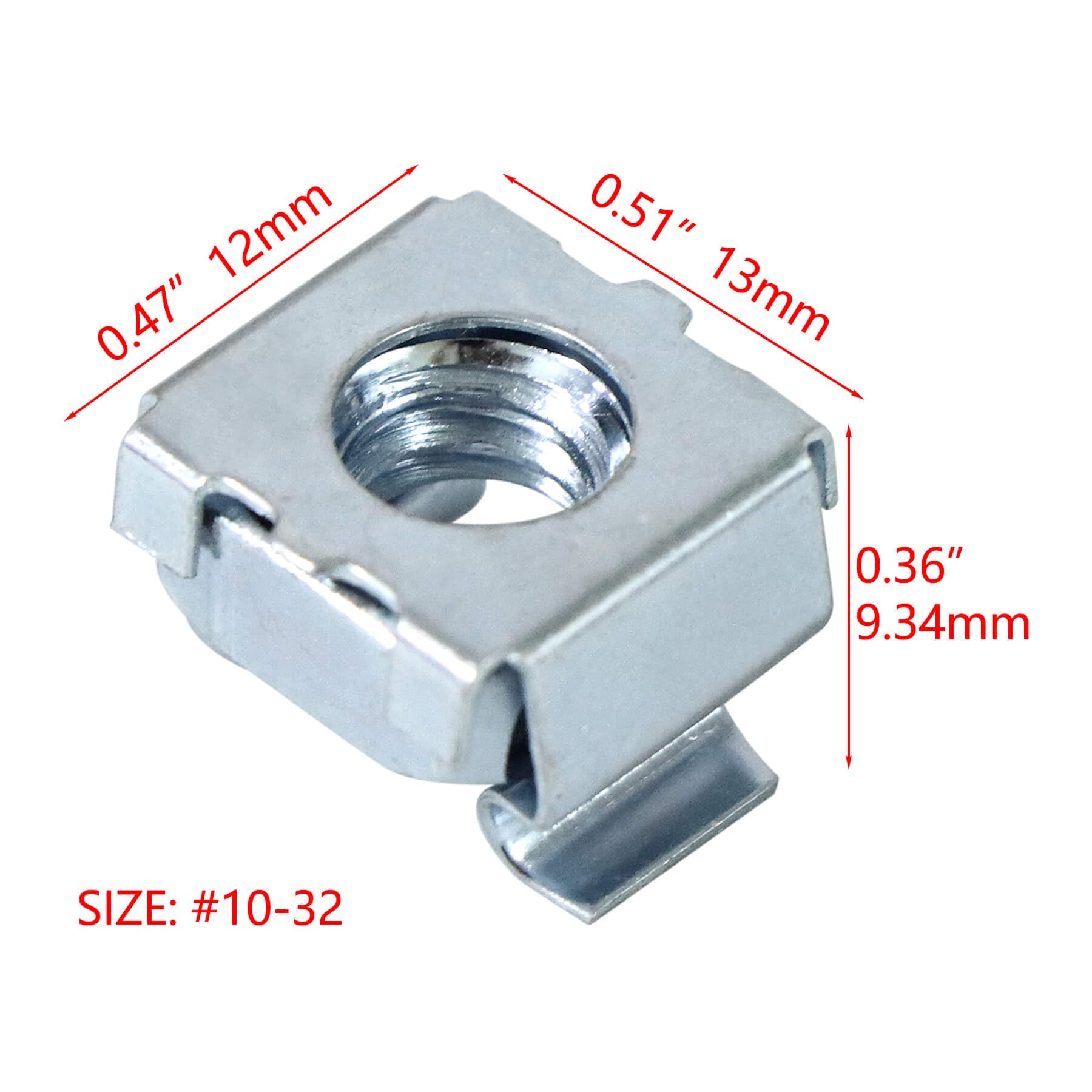 WARN 98278 Service Kit - Zinc Plated Square Nut: 7/16