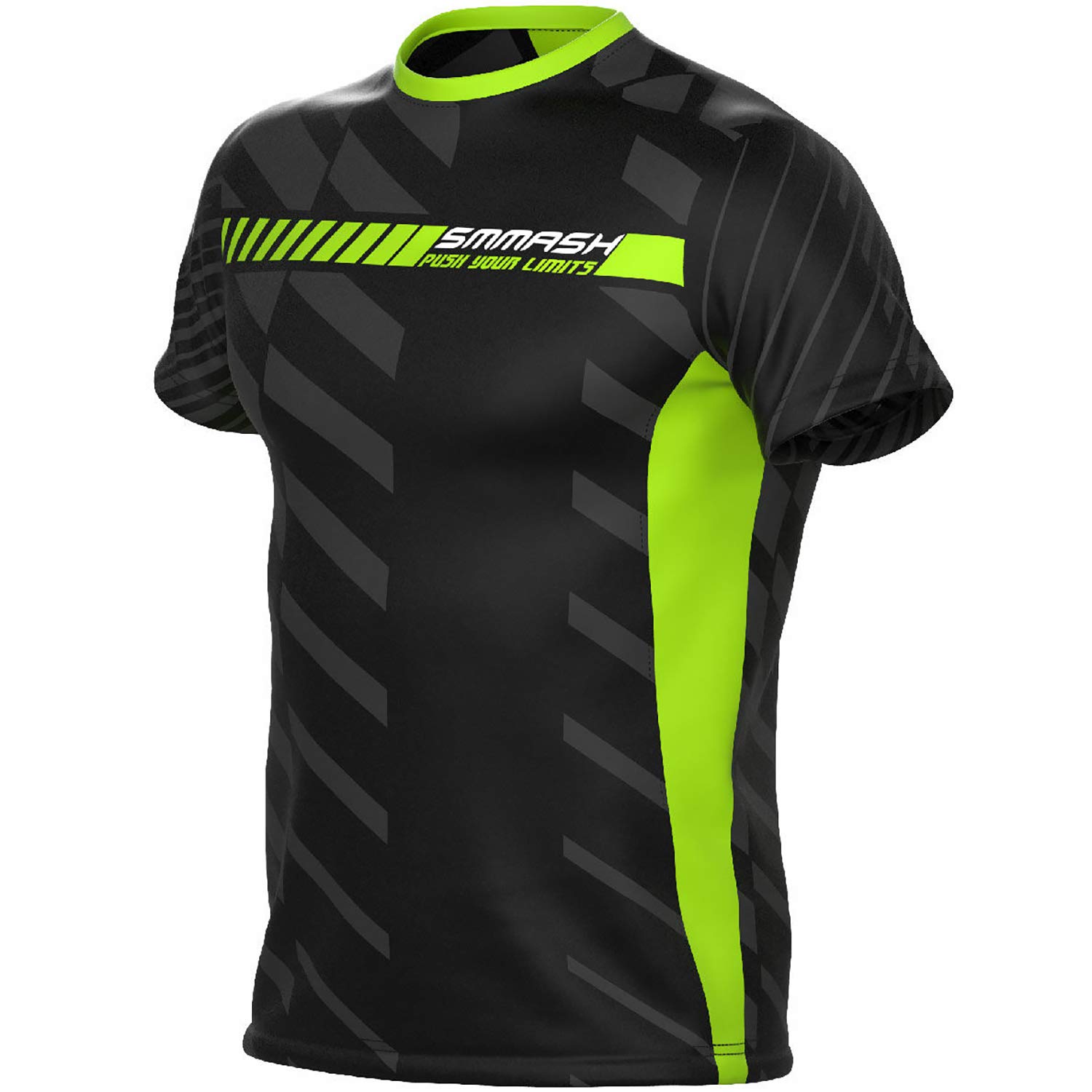 SMMASH Run Profesionalmente Camiseta de Running para Hombre Manga Corta, Compresión Corriendo Camiseta, Ocr, Outdoor, Material Transpirable y Antibacteriano