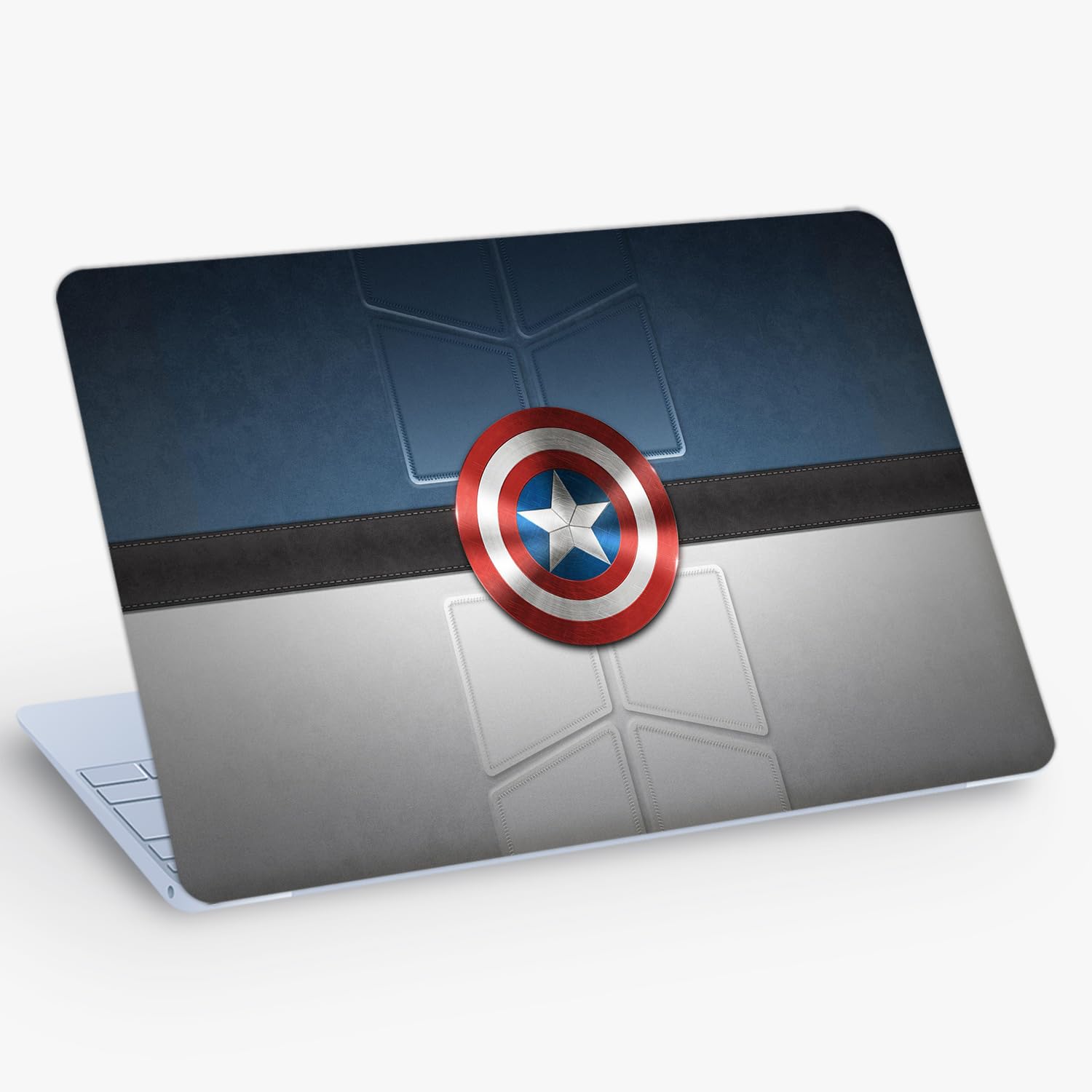 Lazylix Laptop Skin Bubble-Free UHD Quality for Laptops Upto 15.6" Compatible with Apple/Dell/HP/Lenovo/Acer/Asus/Sony (Dustproof|Waterproof|Scratchproof|Reusable) Vinyl Sticker Decal -Captain America (B0CXM8MYXZ) Amazon Price History, Amazon Price Tracker