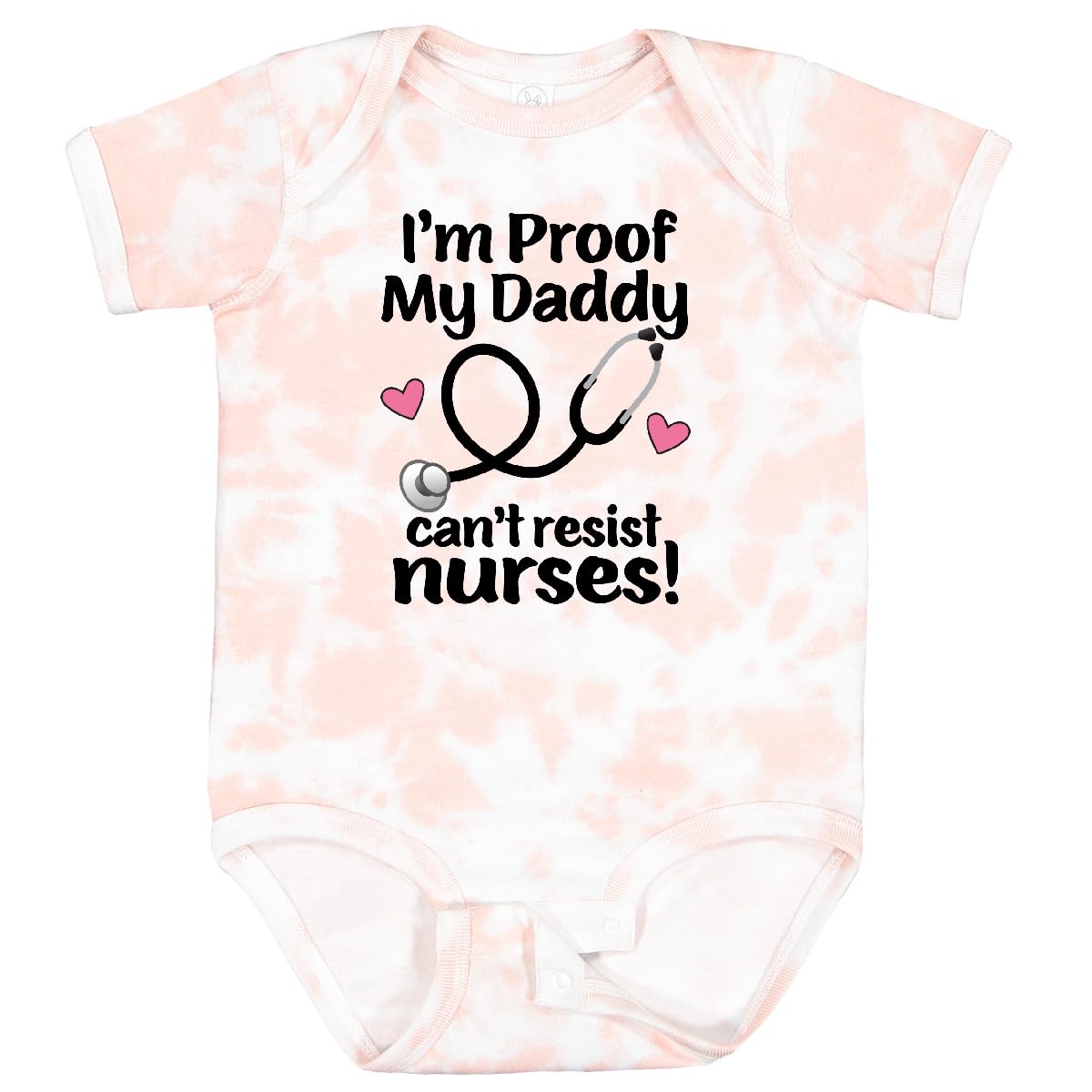 inktastic Nurse Mommy Daddy Can't Resist Nurses Baby Bodysuit