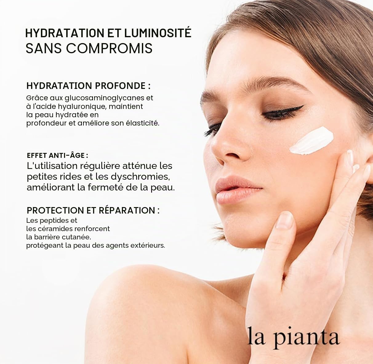 Crème réparatrice pour le visage à fort effet hydratant pour le visage 50 ml | 100 % cosmétique coréen | Crème anti-rides et anti-âge testée dermatologiquement |