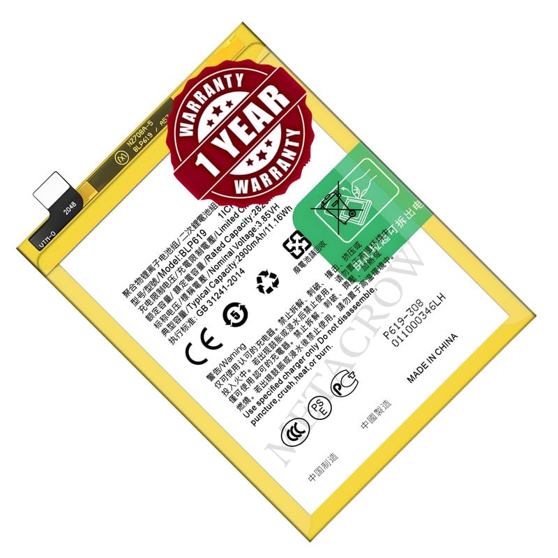 Image of Original BLP619 Battery Compatible for Oppo A39 (CPH1605) | Oppo A57 (2016) (F3 Lite) (CPH1701) - (2900mAh) - 1 Year Warranty JK1