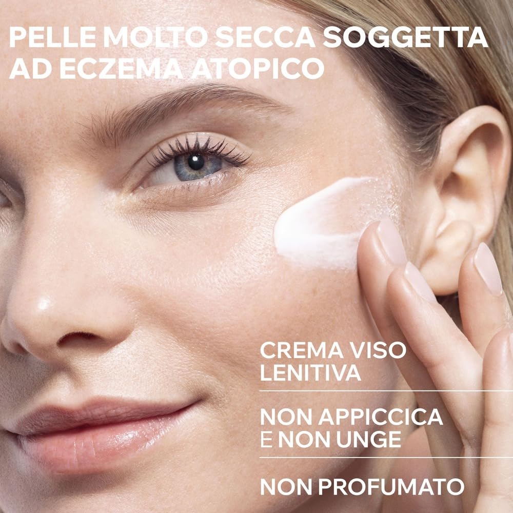 Uriage Xemose Crema Viso Lenitiva Nutriente per Pelle Secca, soggette ad Eczema Atopico con Burro di Karitè 10% - Idratazione 24H, Nutre, Lenisce e Protegge - Non Appiccica, Non Unge - non profumato