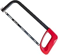 Makeyourworkeasier 12-Inch High-Tension Hacksaw with 24 TPI Bi-Metal Blade for Metal, Wood, PVC & Carpentry - Adjustable Frame, Comfort Grip