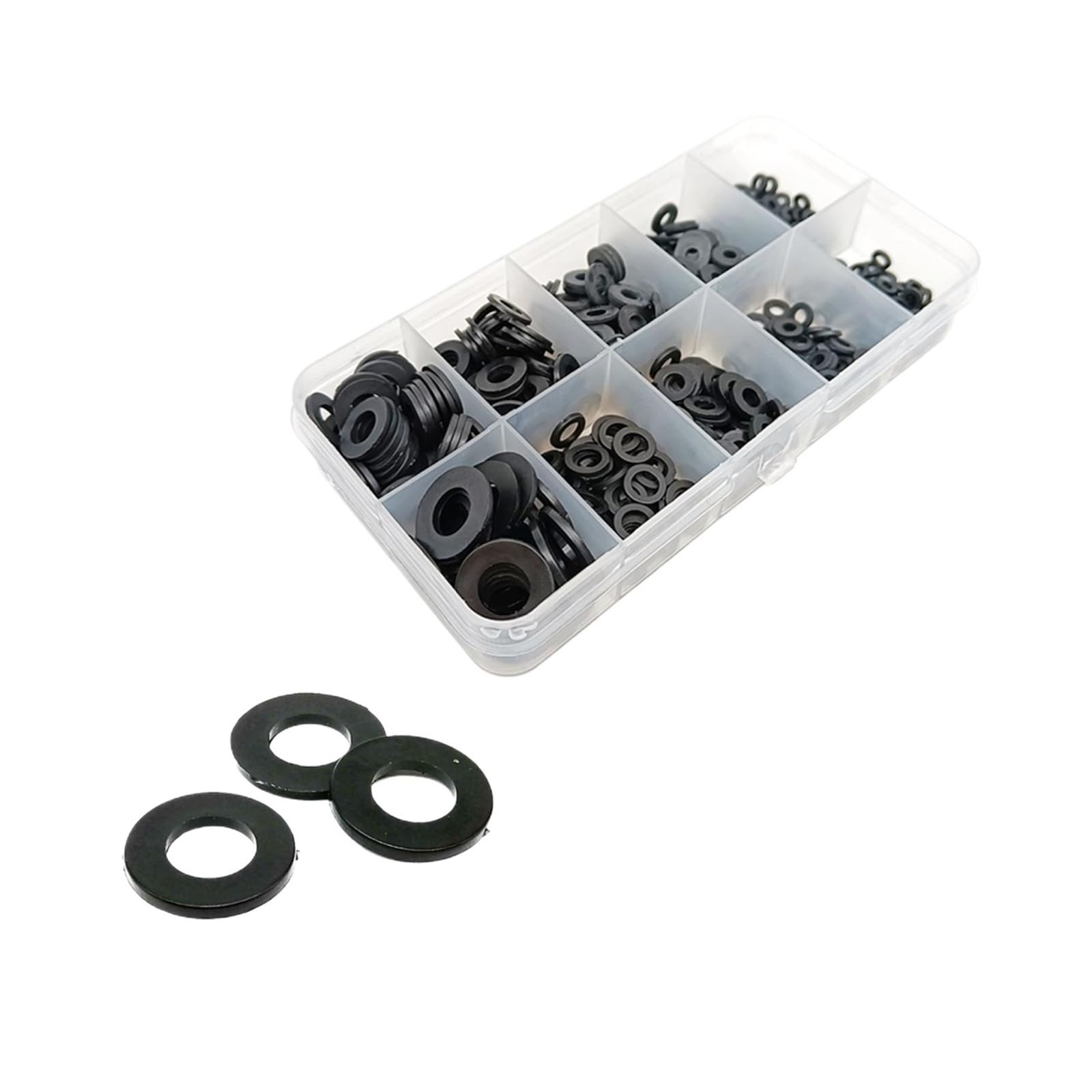 Kit de joints d'étanchéité nylon noir anti-rayure et fuite vis M2-M8