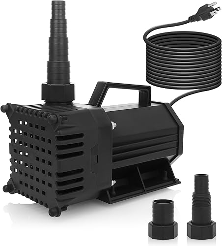 Miniatura 8 de BARST Bomba de agua sumergible de 2200 GPH Bomba de estanque de alto flujo con cable de alimentación de 25 pies y bomba de bolsa de barrera Bomba de