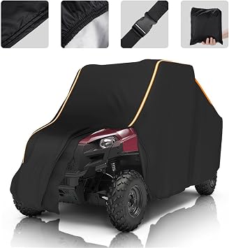 Waterproof UV Resistant UTV Storage Cover For Most 2-Doors For Polaris Ranger 570 900 1000 RZR 2014 2015 2016 2017