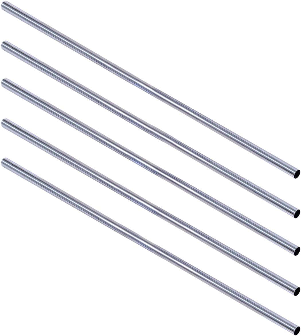 Stainless Steel Shower Rod 60 Inch - 5 Pack - Chrome Finish