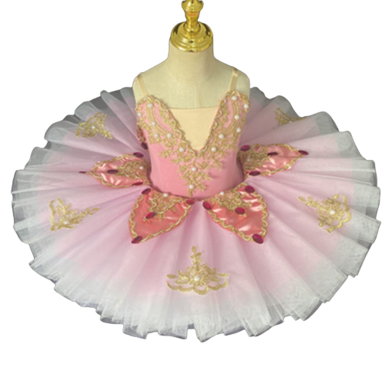 Sukienka baletowa Odzież do tańca imprezowego Dziewczęca balerina kostium do tańca dla malucha Cosplay Tutu sukienka na konkurs