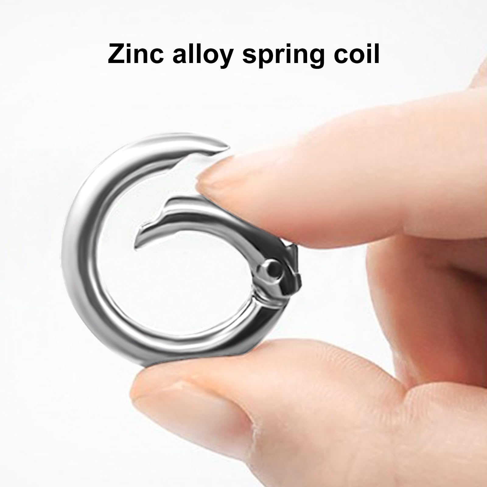 Lot De 40 Anneaux Porte-clés & Mousquetons - Acier Inox/Alliage Zinc, 3.2cm, Argenté | Bricolage, Organiser - 4