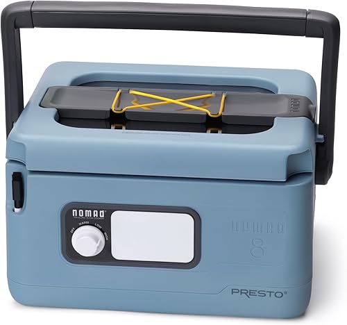 Presto 06017 - Olla de cocción lenta Nomad Traveling de 8 cuartos de galón, color azul