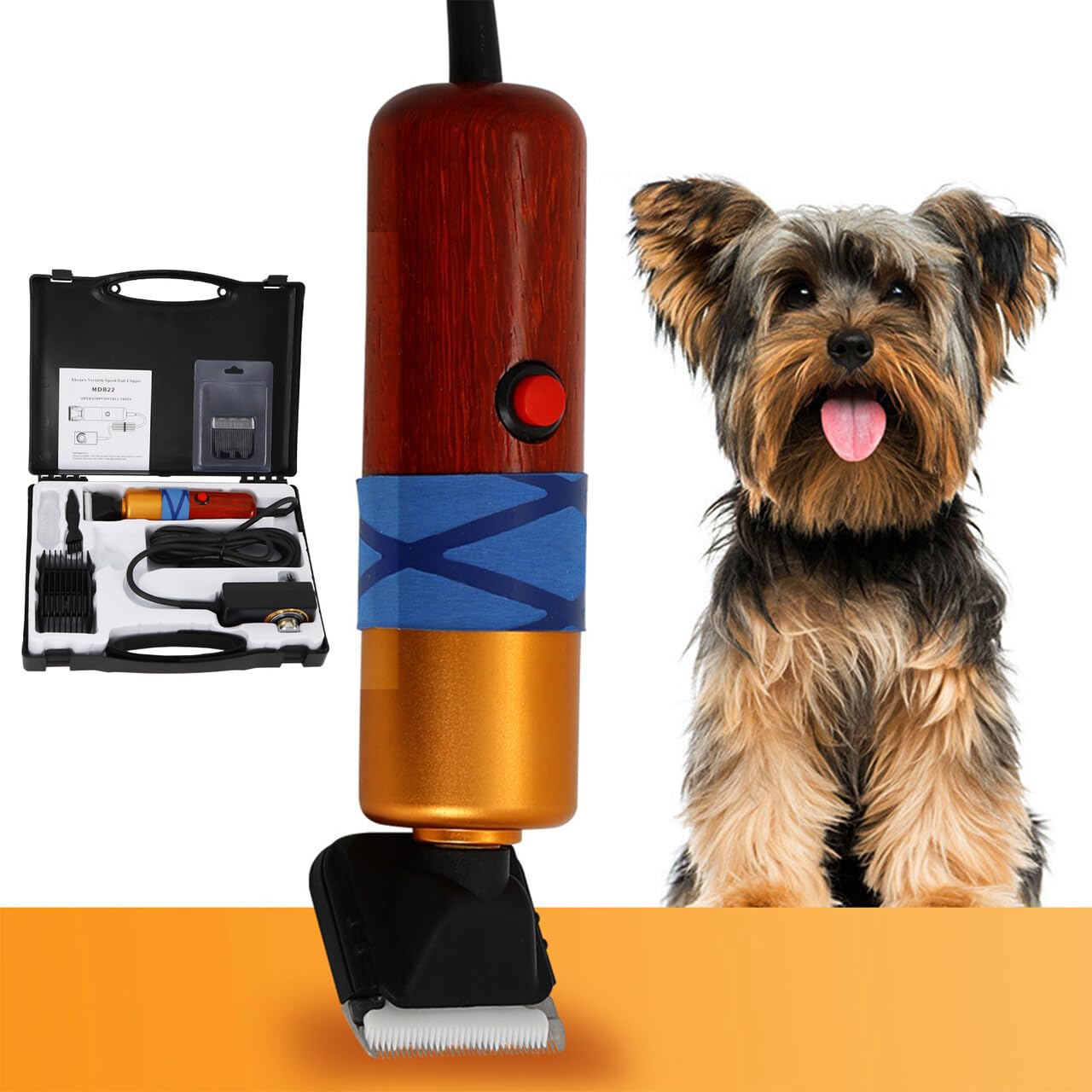 Rasoio per peli di animali domestici, ultraleggero, ricaricabile, per gatti a pelo lungo, 200 W, per pecore, cani, gatti