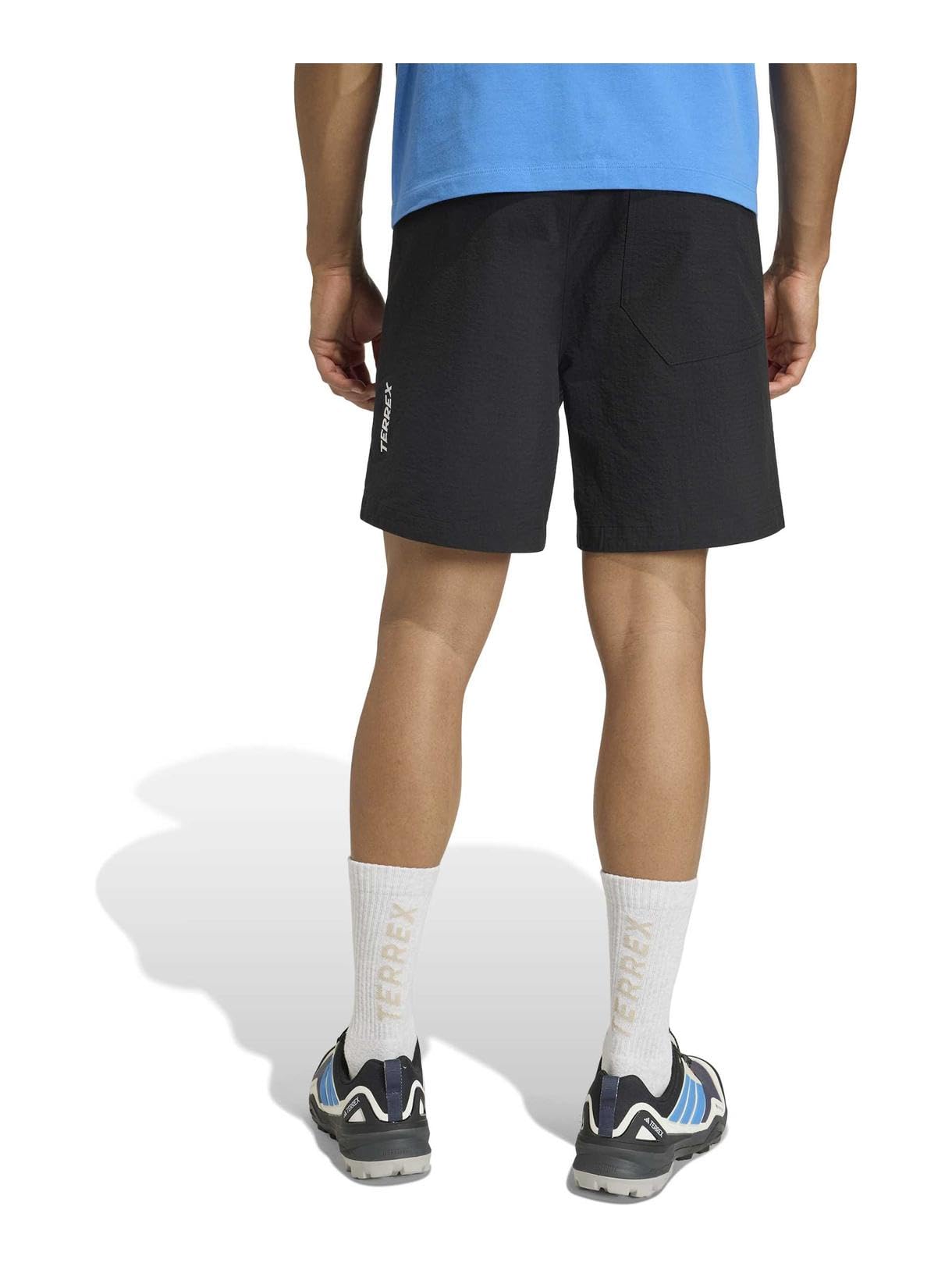 adidas Xperior Mid Herren Trekking Shorts inkl. Gürtel Leichte, elastische Wandershorts mit recyceltem Material, hohem Bund