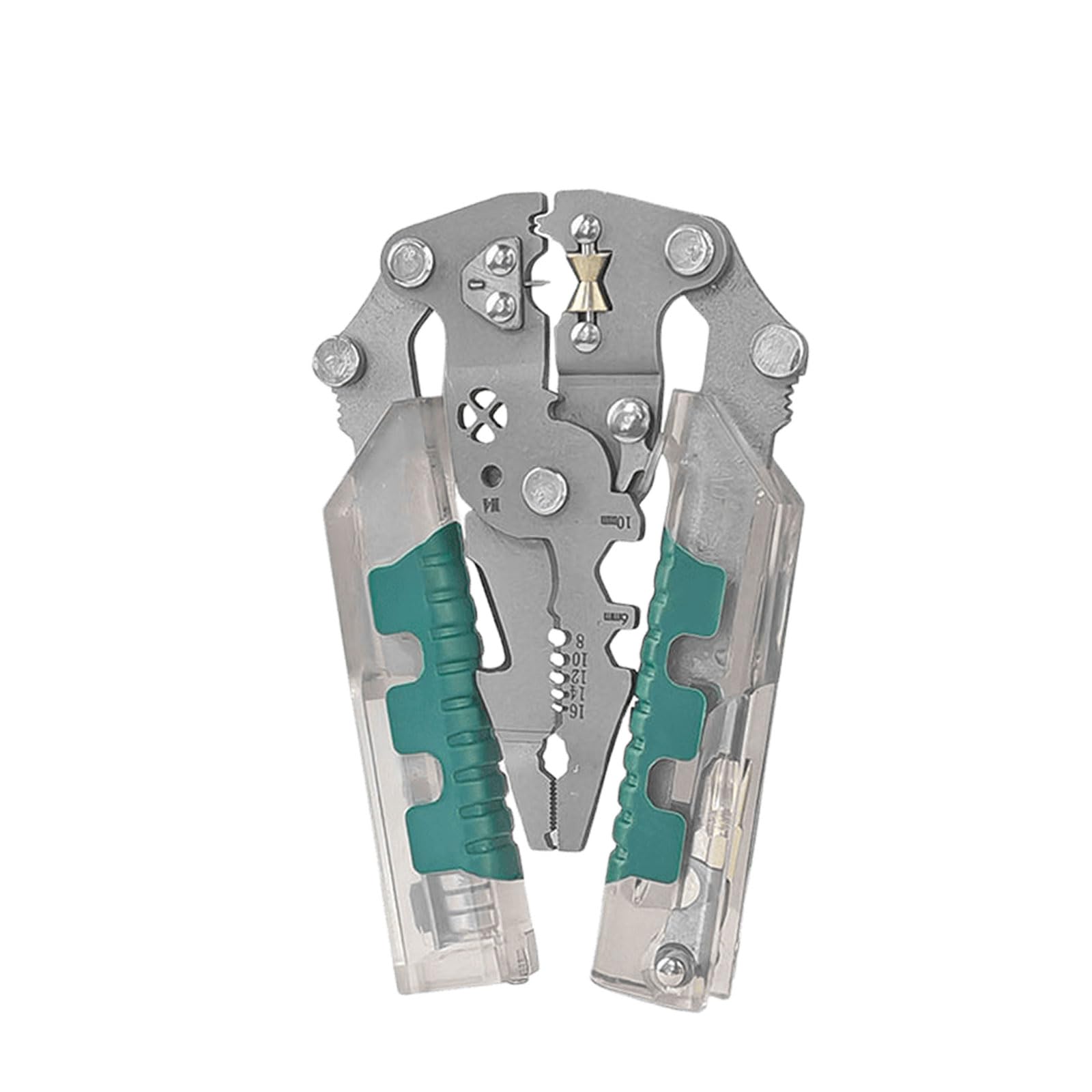Kaccde Yb26056 Wire Stripping Pliers Crimping Tool Multifunctional Electrician With Voltages Detector Easy To Use Multifunctional Electrician