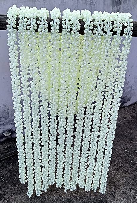 SellPlus Artificial Heavy Mogra Jasmine Garlands | Divine Blossoms: Mogra Garland Extravaganza | Eternal Elegance: Mogra Blossoms