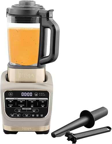 Ninja Foodi Mixeur & Soupe, 10 Programmes Auto-iQ, Verre 1.7L HB150EUSTGD - 1
