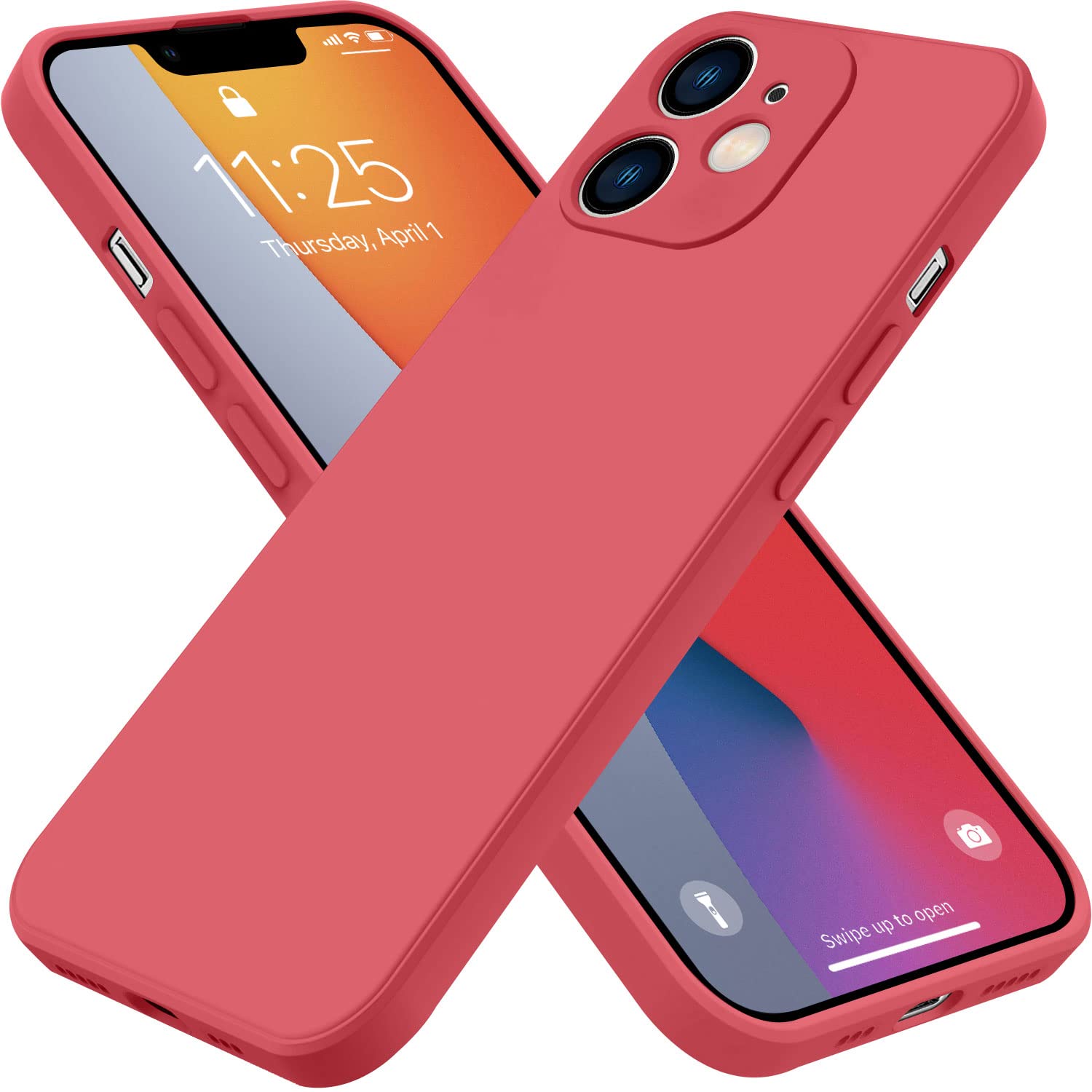 AYSZNBLA for iPhone 11 Case,Liquid Silicone Gel Rubber Phone Case,Non-Yellowing Phone Bumper Cover,Multi-Color Silicone Phone Case,Non-Slip Full Body