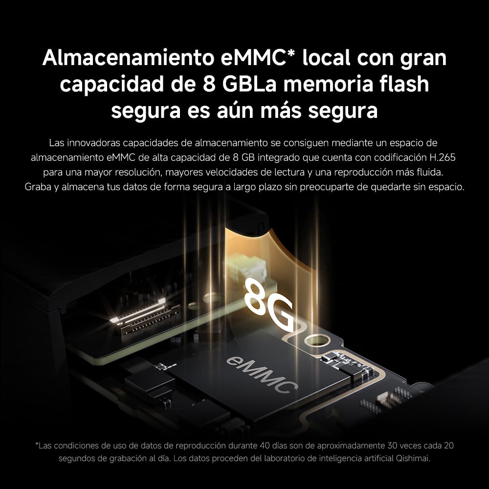 XIAOMI Outdoor Camera BW500, Cámara Exterior con batería de Larga duración, IP67,Resolución de 2,5K y Angulo de 136º, Detector de Movimiento, Visión Nocturna en Color, Placa Solar Opcional