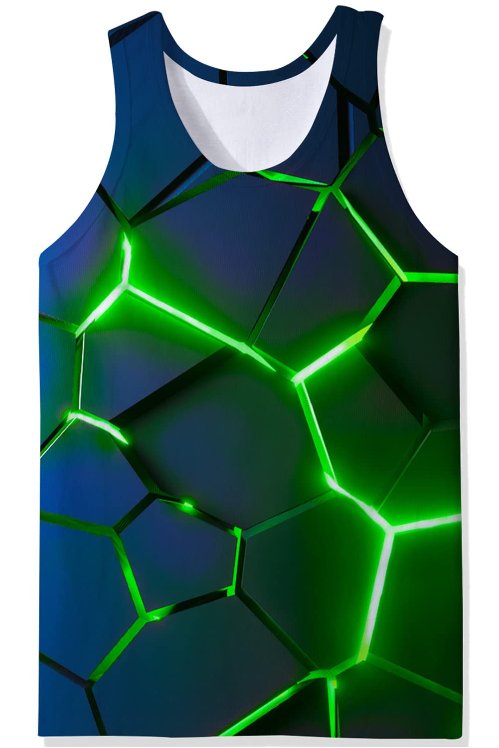 Loveternal Herren 3D Druck Tank Top Sommer Cool Muskelshirt S-XXL
