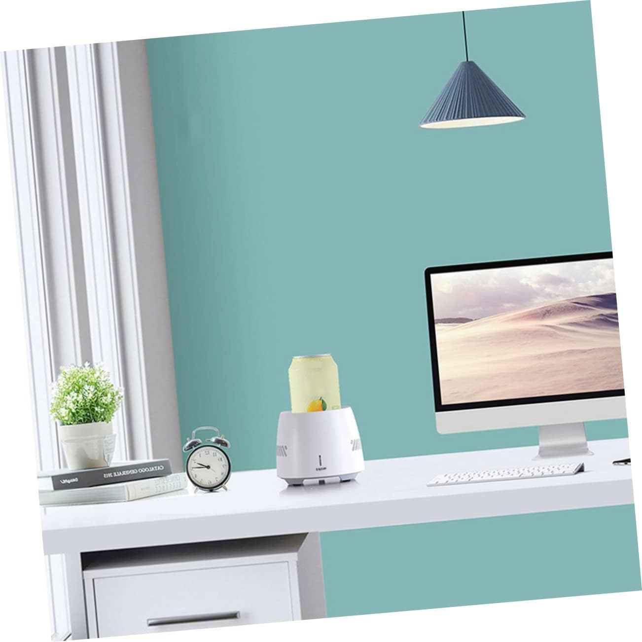 Small Electric Cooler for Drinks Multi-use Cooling Cup for Quick Beverage Chilling Portable Compact Design for Summer Made with Safe Compatible