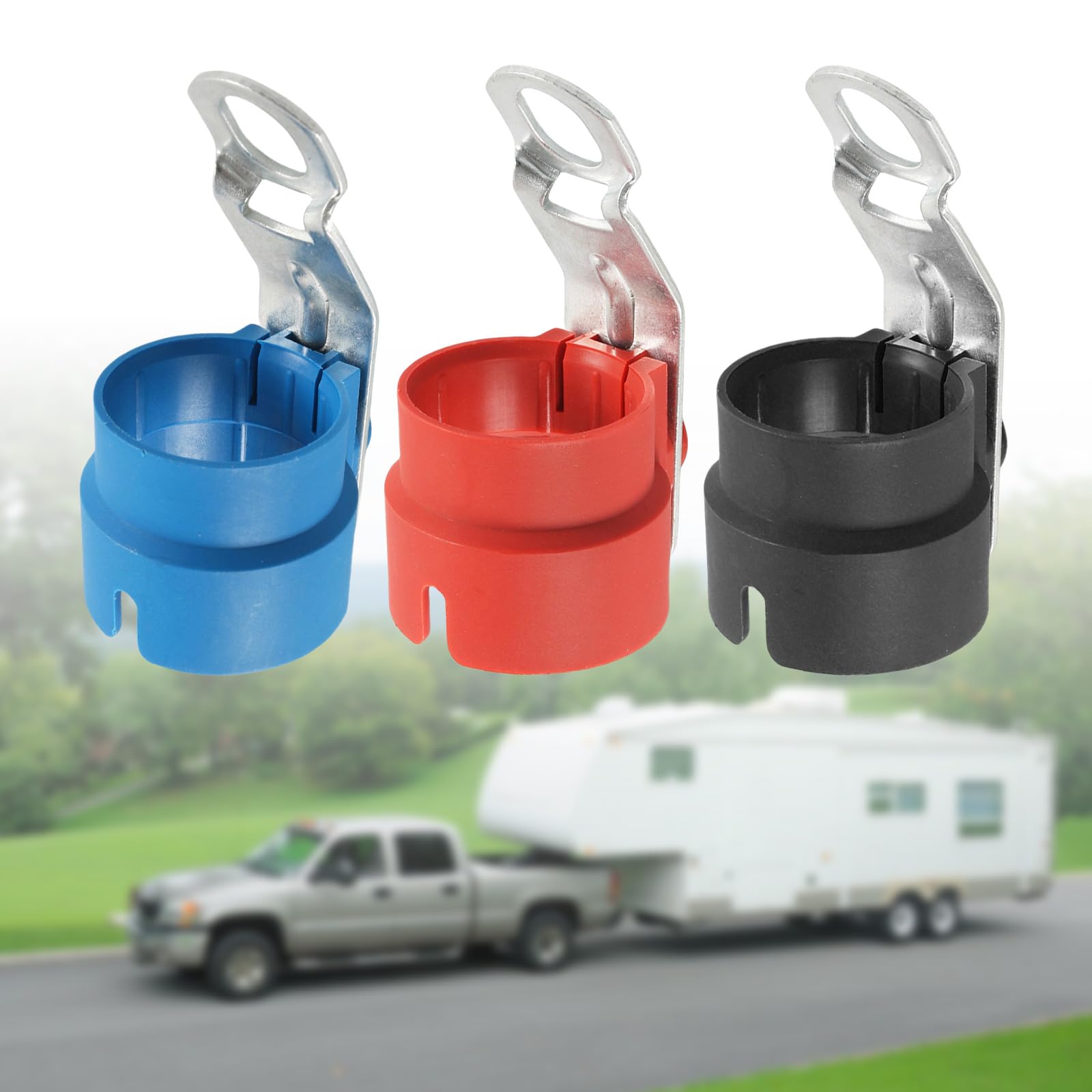 Tuygn Easy Installation Trailer Plug Holder Mounting On Trailer Drawbar Parking Covers 7Pin-13Pin Plug Trailer Connector Parts