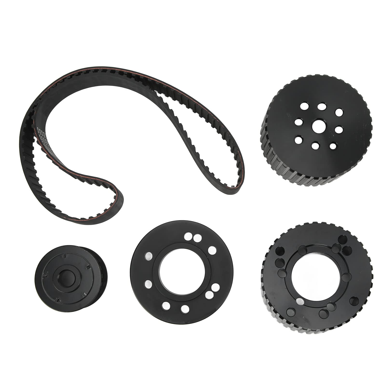 Qqmora Sostituzione Kit Puleggia Trasmissione Cinghia Pompa Acqua per Trasmissione Ad Alta Small Block 318 340 360