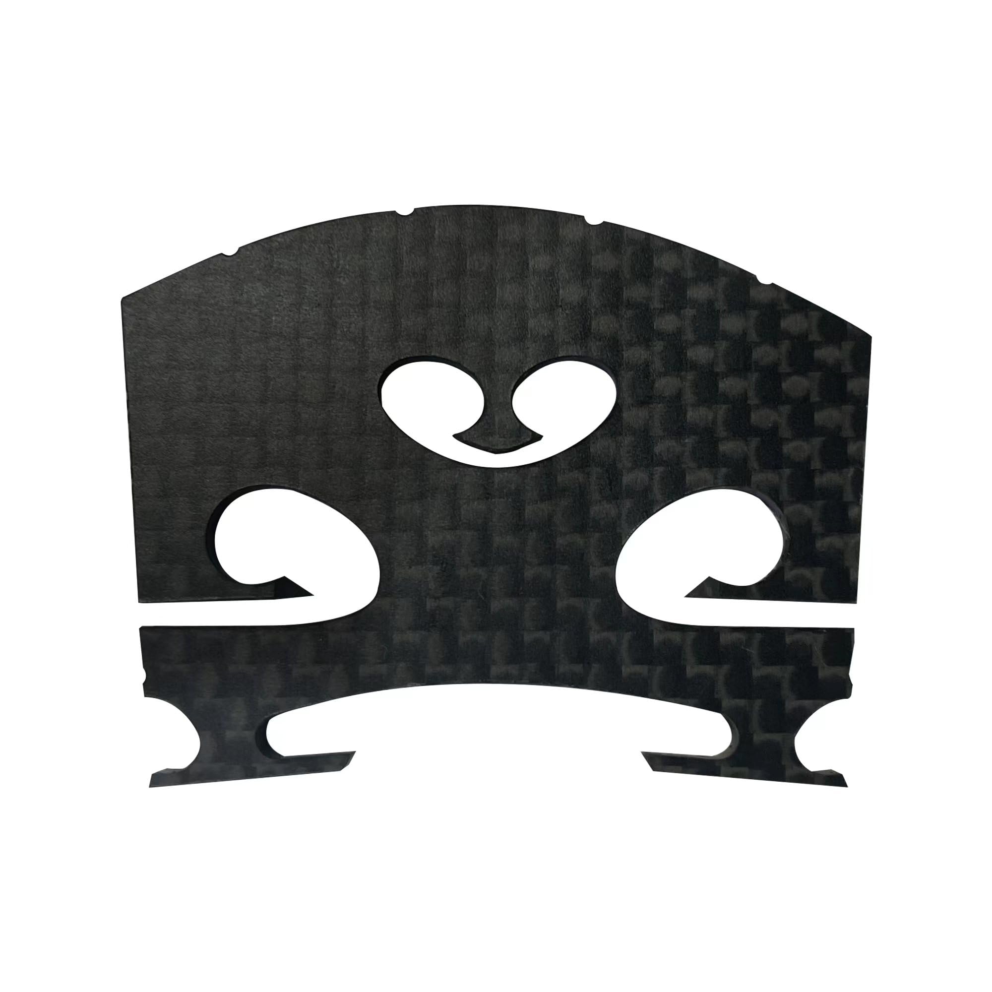 Final Game Master Premium Carbon Fiber 4/4 Violin Bridge - Pre-Cut & Pre-Fitted Enhanced Acoustic Performance, Lightweight & Durable Design for All Violins