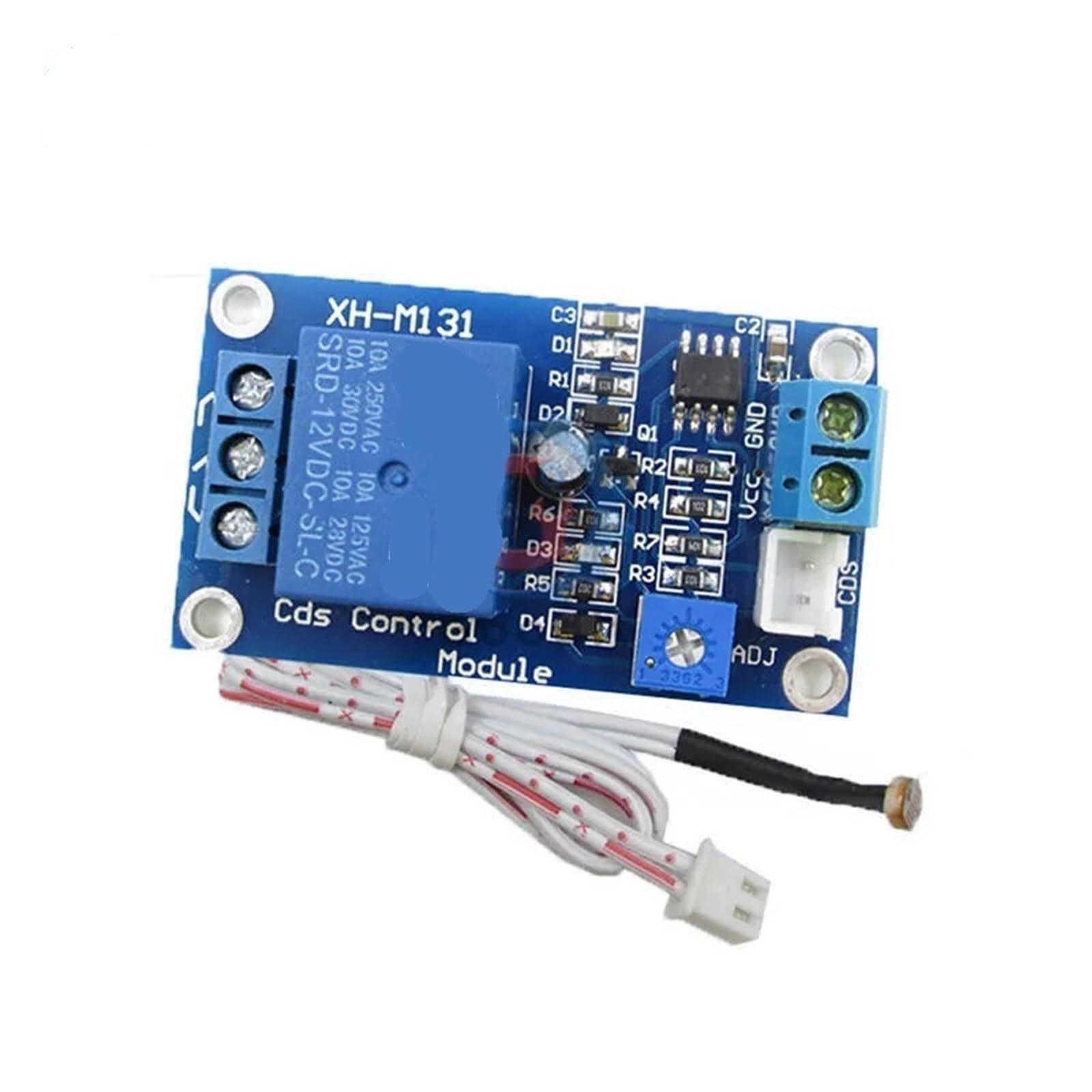 Interruptor de control de luz XH-M131 5V evita descuidos apagando luces de día automáticamente 3