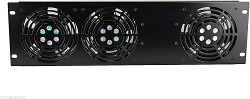 Miniatura 3 de RAISING ELECTRONICS Unidad de refrigeración de 3 ventiladores de montaje en rack 3U para gabinete de servidor