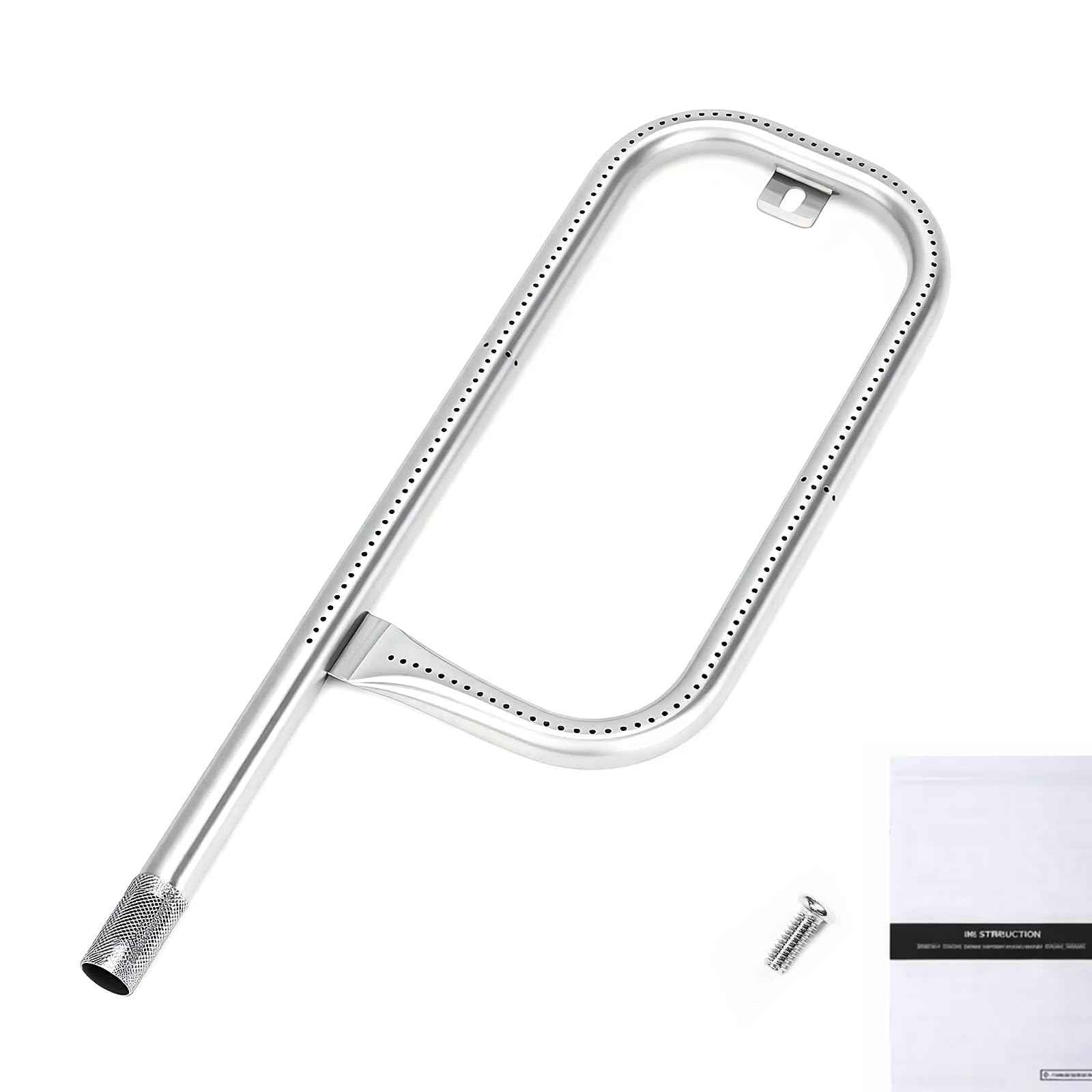 Photo 1 of *** SCRATCHES*** QuliMetal 304 Stainless Steel 60040 Grill Burner Tube for Weber Q1000, Q1200, Q100, Q120, Baby Q, 386001, 386002, 516002, 516001, 50060001, 51060001 Gas Grills, Replacement for 69957/41657, 17 Inch