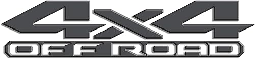 Miniatura 7 de 2 calcomanías de vinilo gris mate 4x4 Off Road 3D para Dodge Ram 1500 2500 3500 Power Wagon