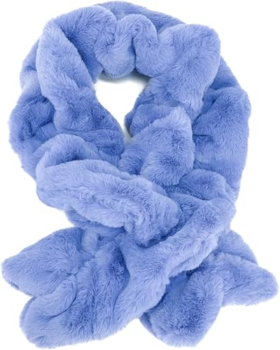 Sciarpa Invernale Sciarpa Calda Di Lusso In Pelliccia Sintetica - Foto 7