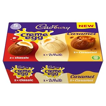 Cadbury Mixed White Chocolate, Caramel and Creme, 200g