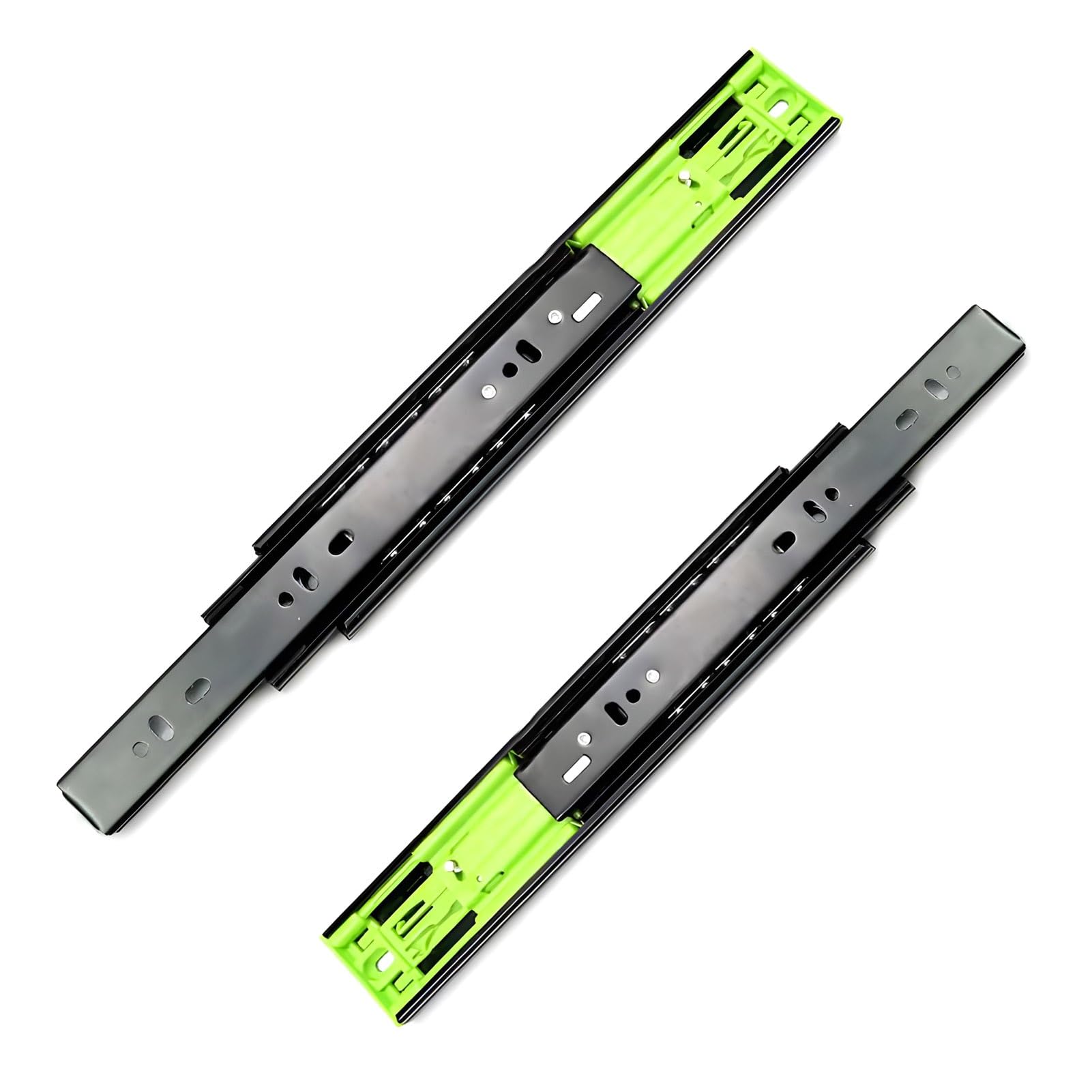 Guide per Cassetti con Apertura a Pressione, 250 300 350 400 450 500 550 mm Binari con Cuscinetti a Sfera a Estrazione Totale, Capacità 45 kg(18in/450mm)