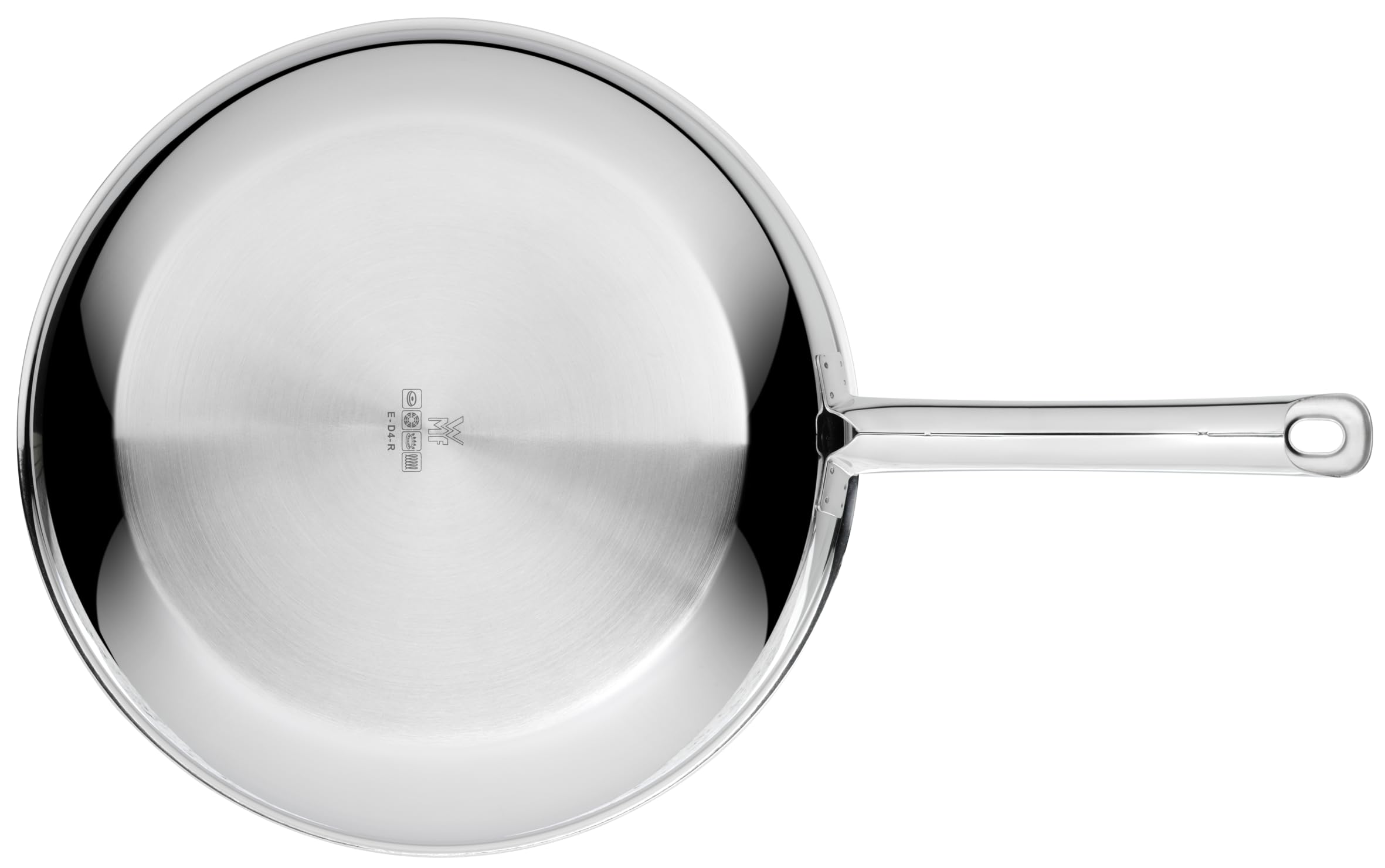 WMF Profi Resist Sartén, Antiadherente recubierta, Acero Cromado, 24 cm