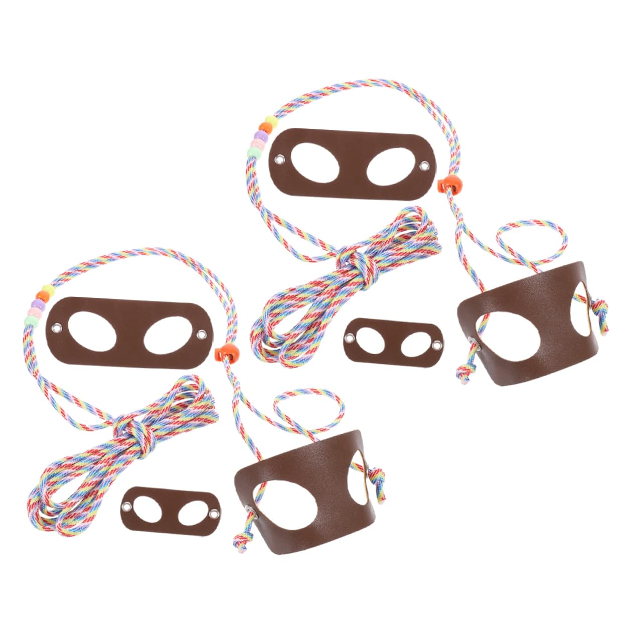 Happyyami Outdoor Reptile Leash Lizard Walking Lead Bearded Dragon Accessory 2 Pack Adjustable Harness Design