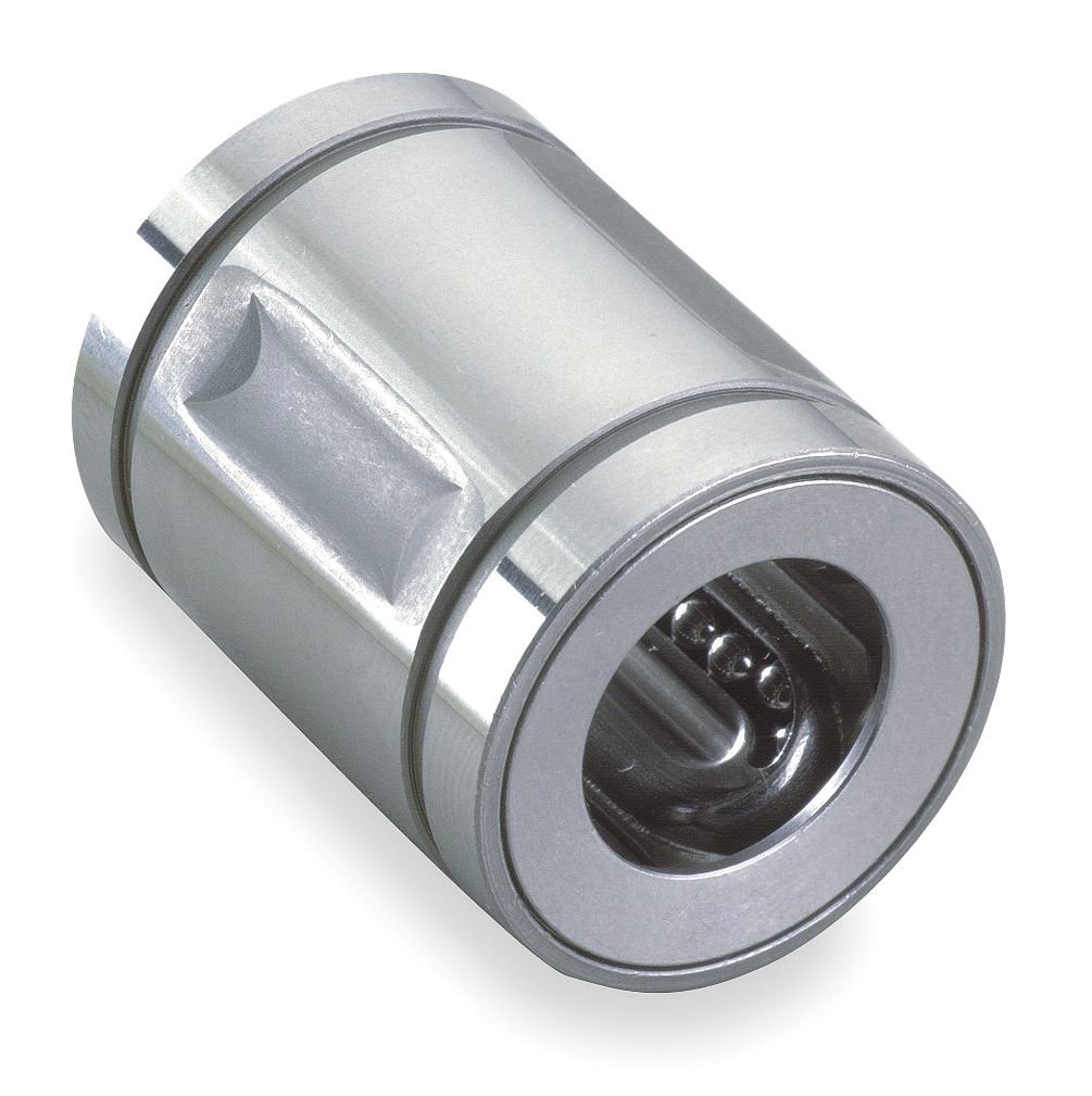 Thomson A61014, Ball Bushing Bearing, Precision Steel, A Grade, Closed, for end supported applications; use with 0.375 in Diameter Shaft, Class S
