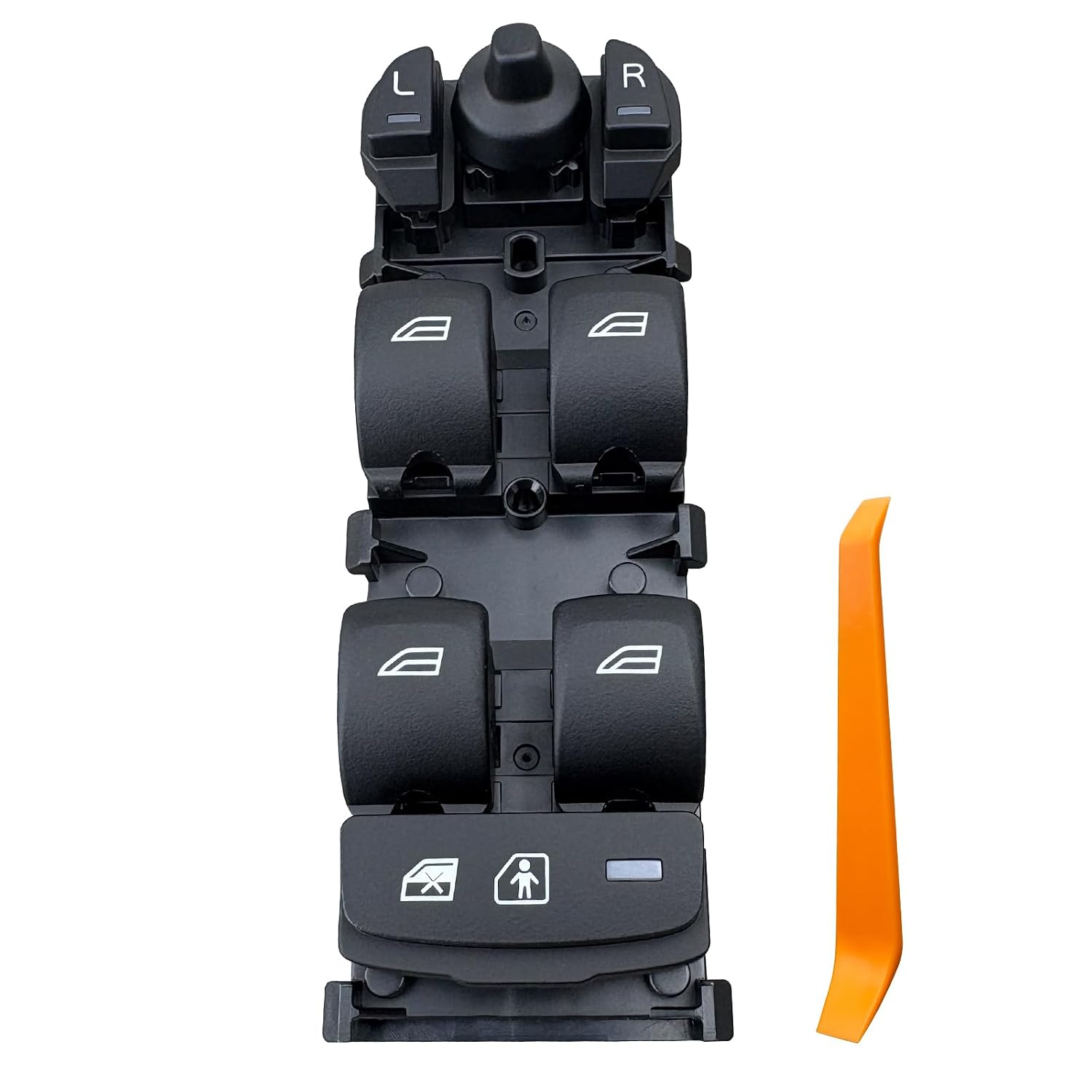 Driver-Side Window Switch - 31433407 - Fits 18-24 Volvo CX60, Compatible with 18-22 Volvo S60 - W/Pry Tool