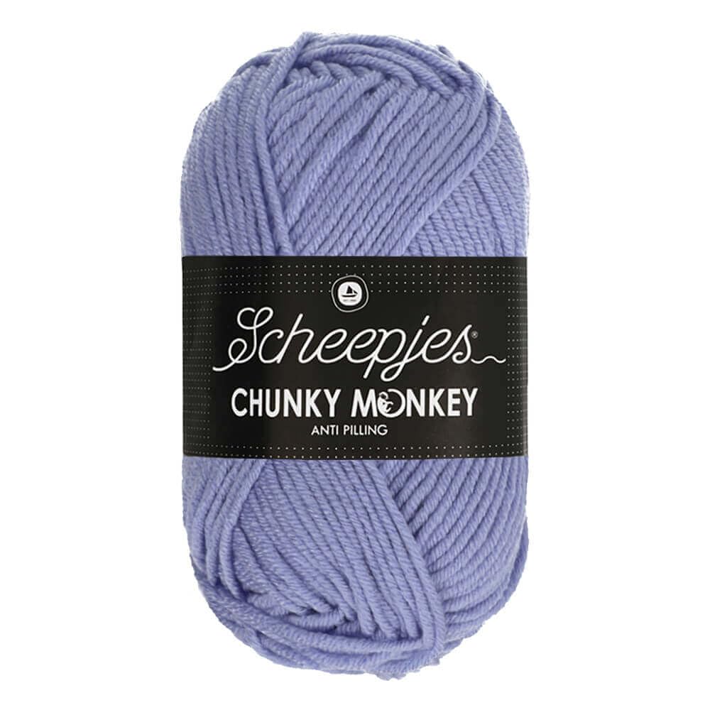 Scheepjes Chunky Monkey Aran Weight Yarn | 100g Ball | Anti-Pilling Acrylic | Soft & Hypoallergenic for Knitting and Crochet Blankets, Toys & Garments (1188 Mauve)