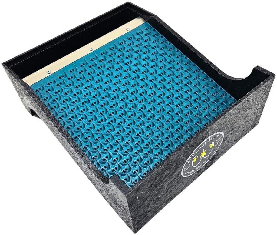 Dream Mat Gold Cube Tray with Micro Mat Gold Recovery Cube Mat - Elite Gold Prospecting - Cutting-Edge Technology for Fine and Large Gold Recovery