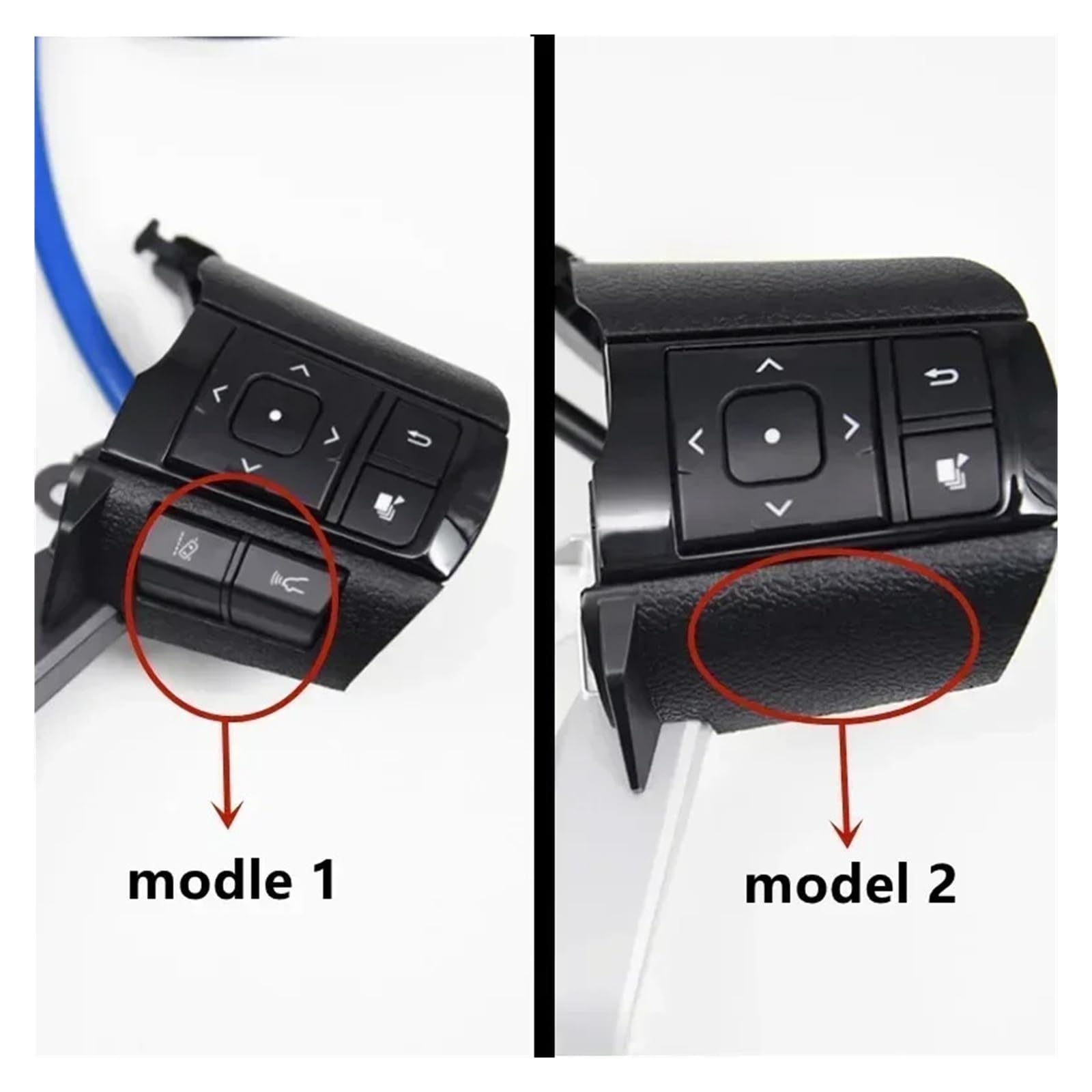 Volante Multifunción Botón Para Toyota Para Hilux Para Revo Para Rocco Para Fortuner Interruptor De Control Botón Volante Coche 84250-0K320 84250-0K320-C1(Black 1)