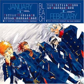 ブリーチ 1月 イベント BLEACH 2008年 コミックカレンダー