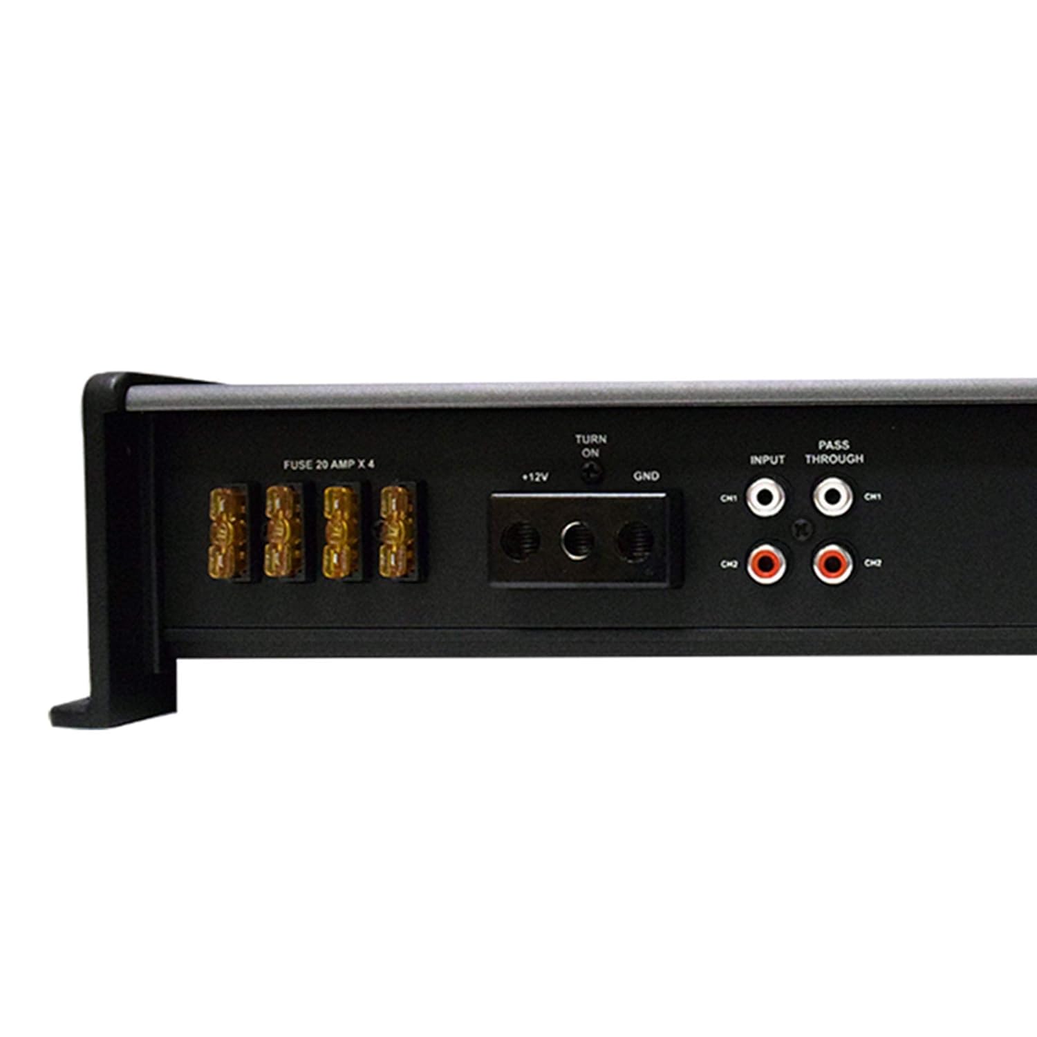 Wet Sounds SYN-DX-2.3HP SYN-DX Series Marine Amplifier & Stinger 3-Meter 4-Gauge Amplifier Wiring Kit w/RCAs