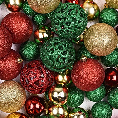 Goodlyghts 100Ct Christmas Balls Tree Ornaments, Shatterproof Christmas Decorations Set With Reusable Hand-Held Gift Package For Holiday Xmas Tree Decor thumb #2