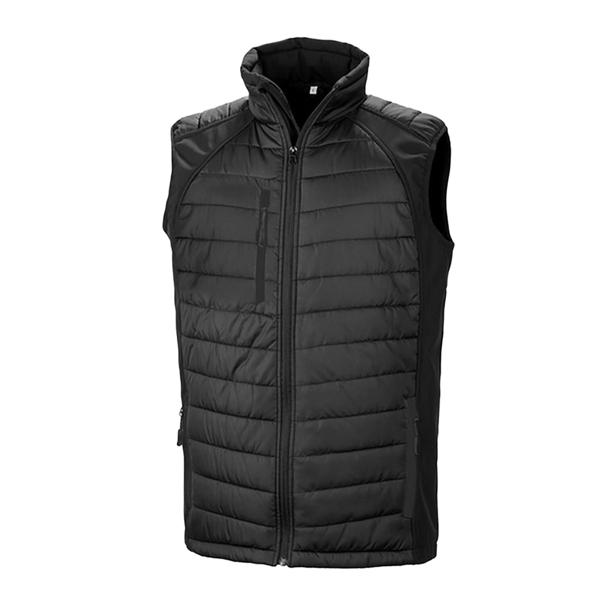 Result Unisex Adult Compass Softshell Gilet (XXL) (Black)