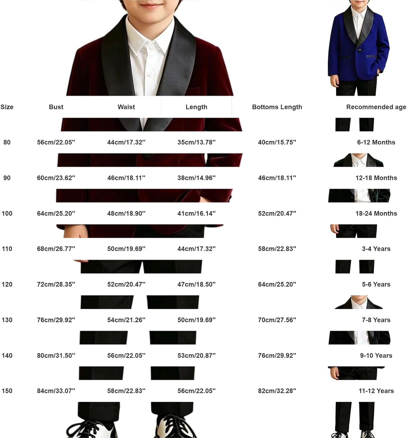 Boys Velvet Slim Fit Tuxedo Suit Set,Satin Lapel Blazer | Wedding page boy party formal wear | Soft tailored comfy fit