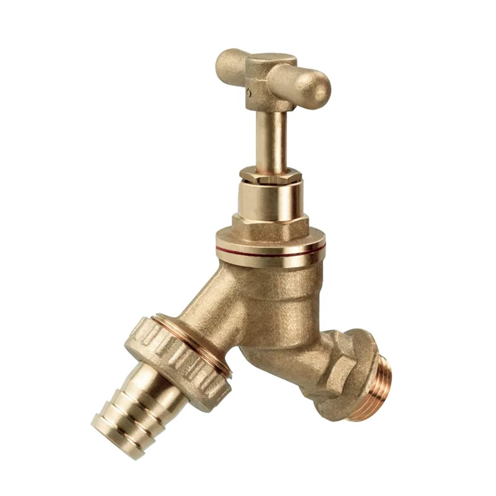 Trryuip South Africa Bibcock Outside Tap Outdoor Garden Faucet T Shape Off Brass Anti-Freeze Water Tap For Irrigation