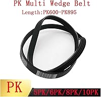 Vista 2 de SSIMOO 1 correa acanalada de goma serie PK con longitud de 600PK~895PK ranura 5/6 amablemente (600-5PK)