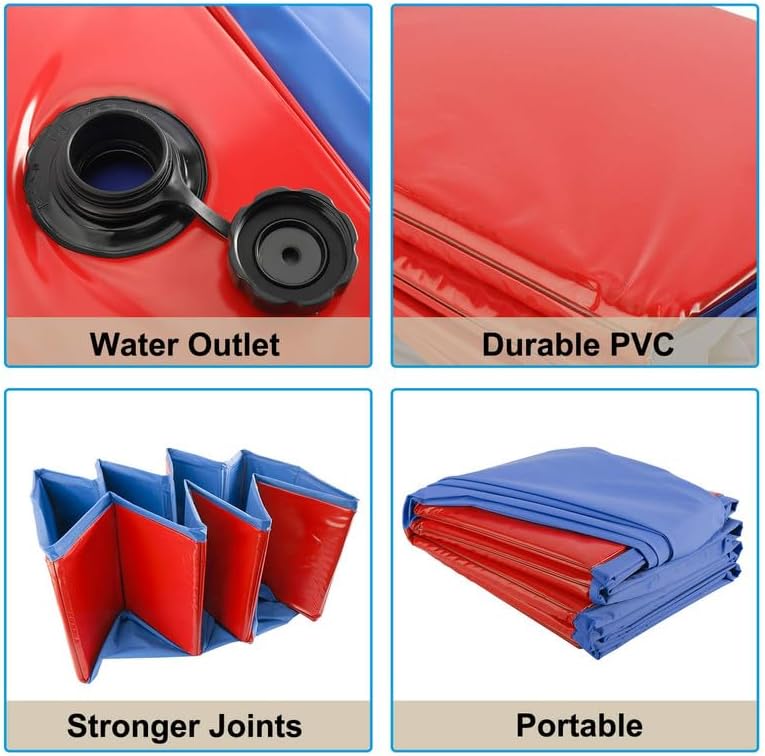 Pet Dog Kids Swimming Pool,Plastic Anti-Slip PVC Bathing Tub Swimming Pool Durable Fiberboard Kiddie Pool(Large 31.5 * 7.87in)