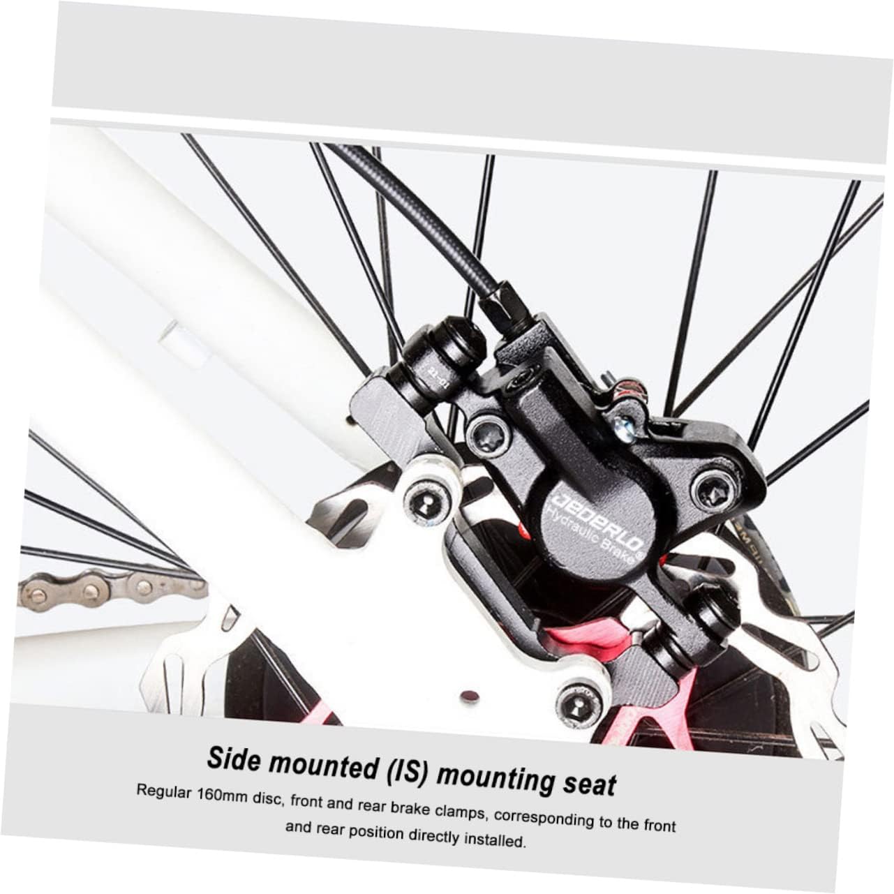 1Set Mountain Bike Brake Disc Set Brake Line Accessories for Enhanced Safety and Performance High Sensitivity Brake System for Mountain Bikes